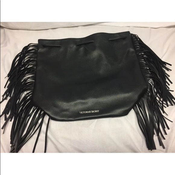 Victoria’s Secret Black fringed backpack - Picture 3 of 6